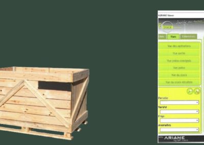 Wooden bins-Tracking