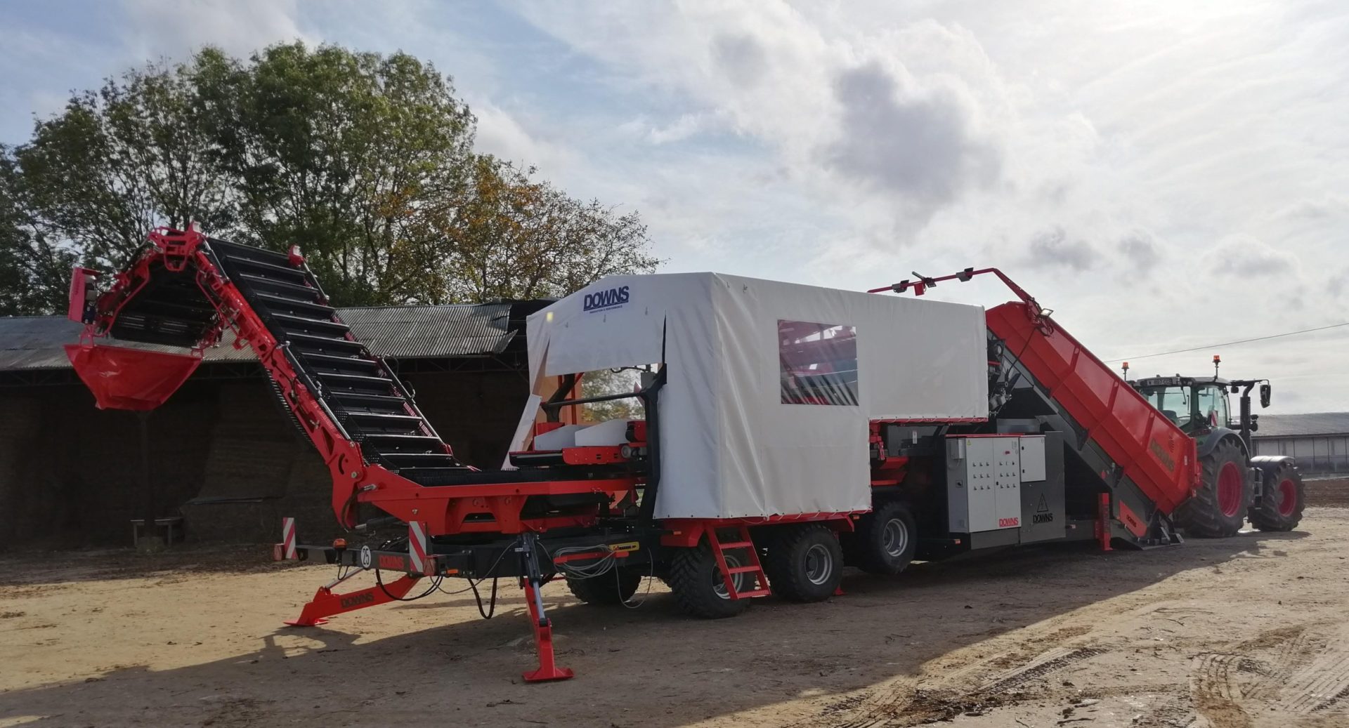 WING PROJECT - 79 Ft - DOUBLE FOLDABLE CONVEYOR BELT | MAT-HARVESTING